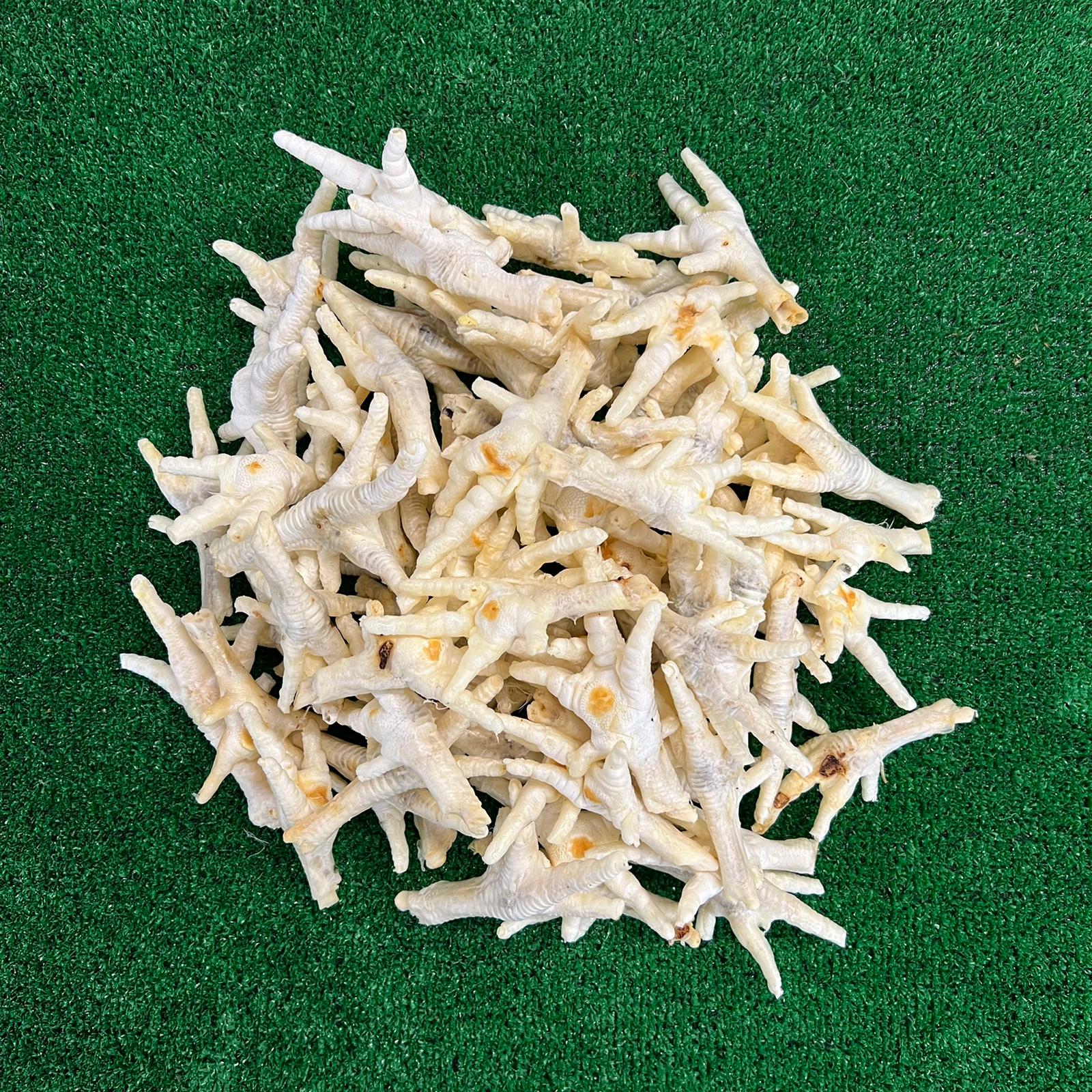 50 Puffed Chicken Feet - Dudley's Natural Doggy Treats